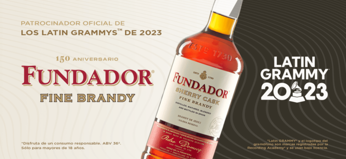 Brandy Fundador official drink of the 24th Annual Latin GRAMMY® Awards