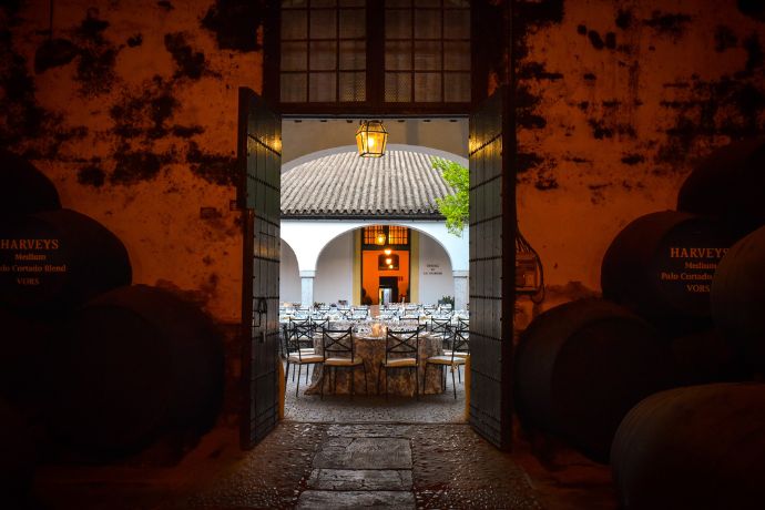 Organización de ventos en bodegas