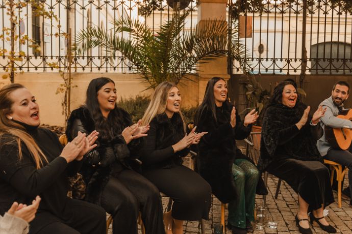 Zambombas en jerez de la frontera en bodegas fundador