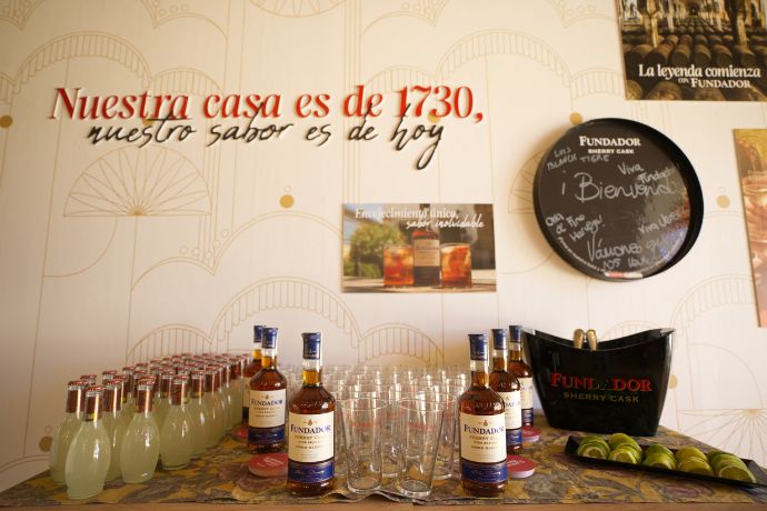 Bebidas Fundador en la feria de jerez