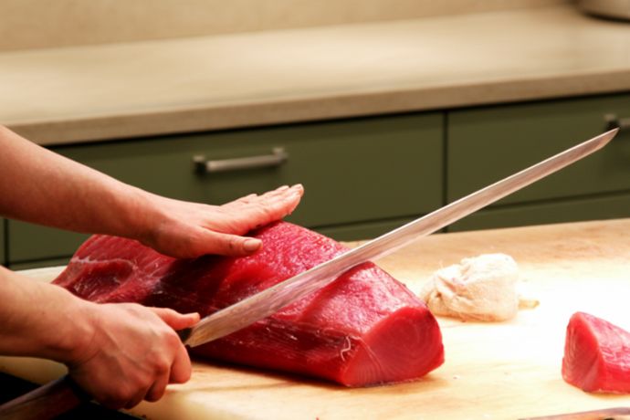 Ronqueo del atun en directo